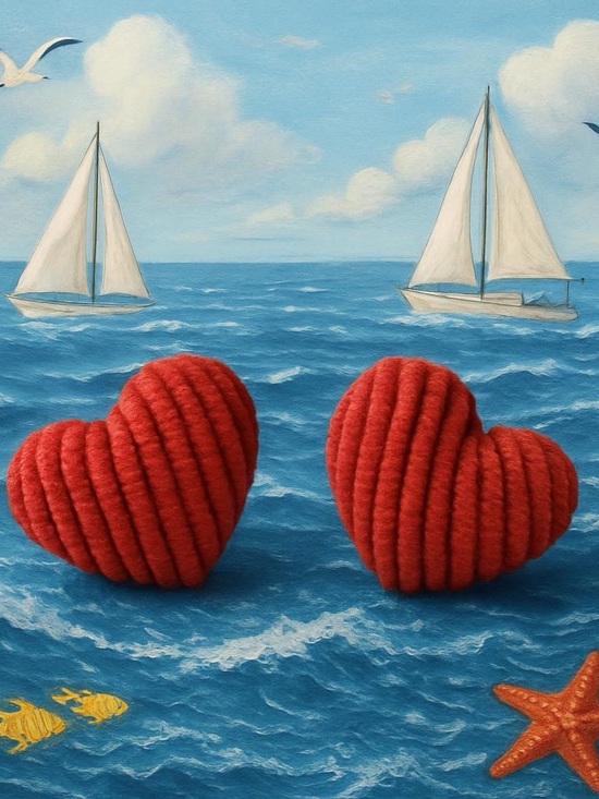 Fashion Jewelry Jewelry - Red Heart Corduroy Fabric Stud Earrings